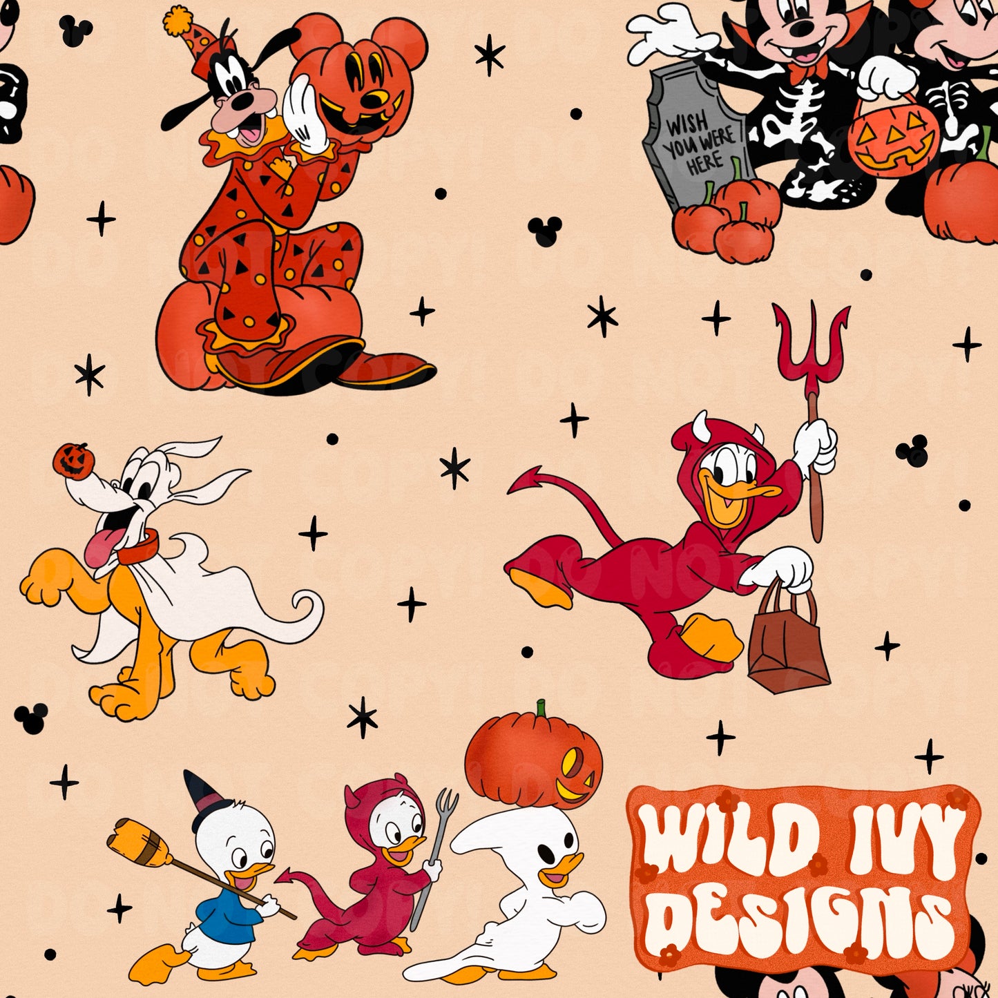 Magical Halloween Friends (4 COLORS)