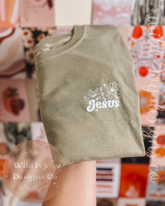 There Was Jesus (Front & Back) BLACK FONT !