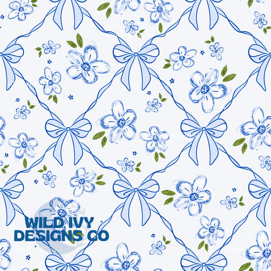 Floral Diamond Ribbons (2 Options)