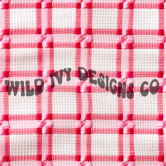 Pink & Dark Pink Vday Plaid