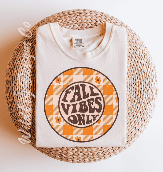 Fall Vibes Only Plaid