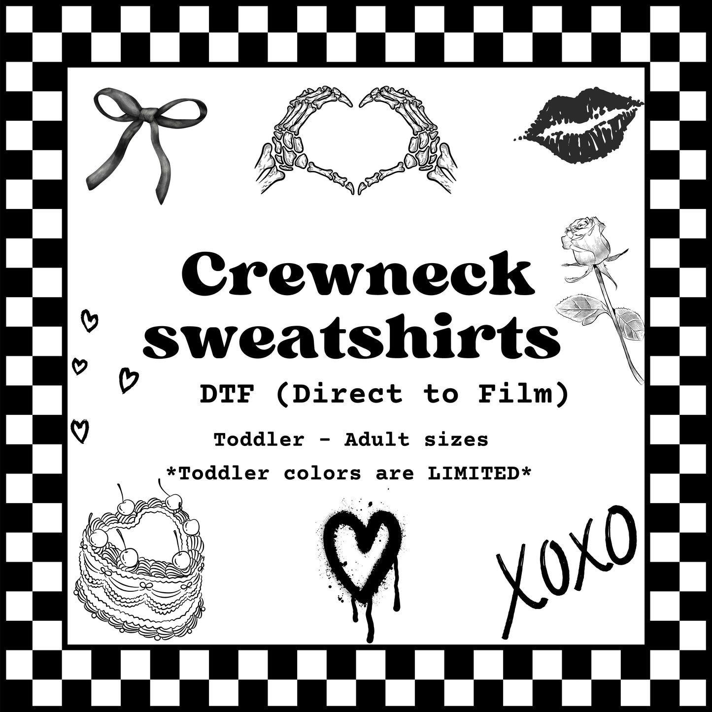 DTF Crewneck Sweatshirts (ANTIVDAY)