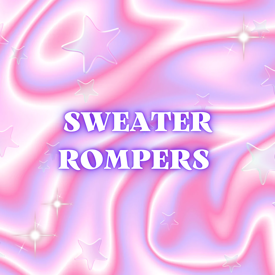 Sweater Rompers (THROWBACK)