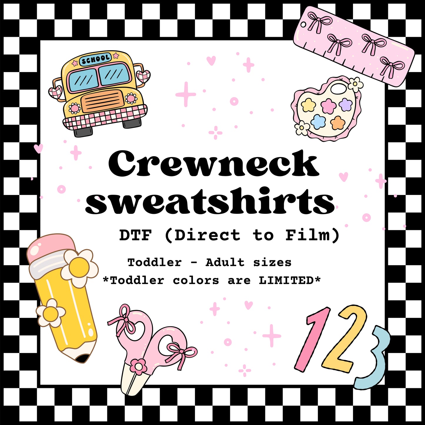 DTF Crewneck Sweatshirts (B2S)