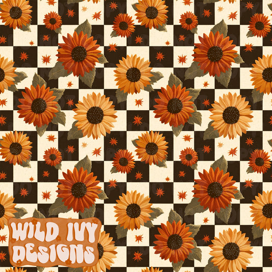 Checkered Sunflowers