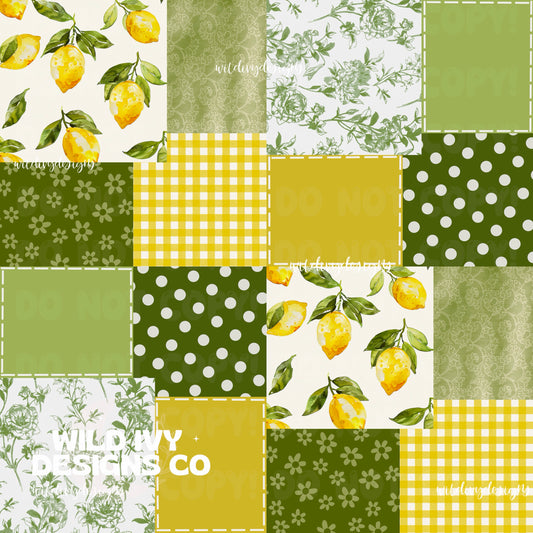 Lemon Vintage Patchwork