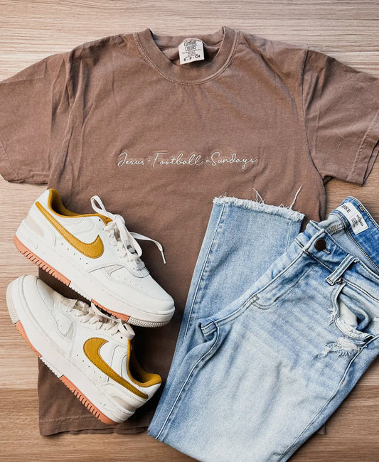 Embroidery Jesus, Football, Sundays