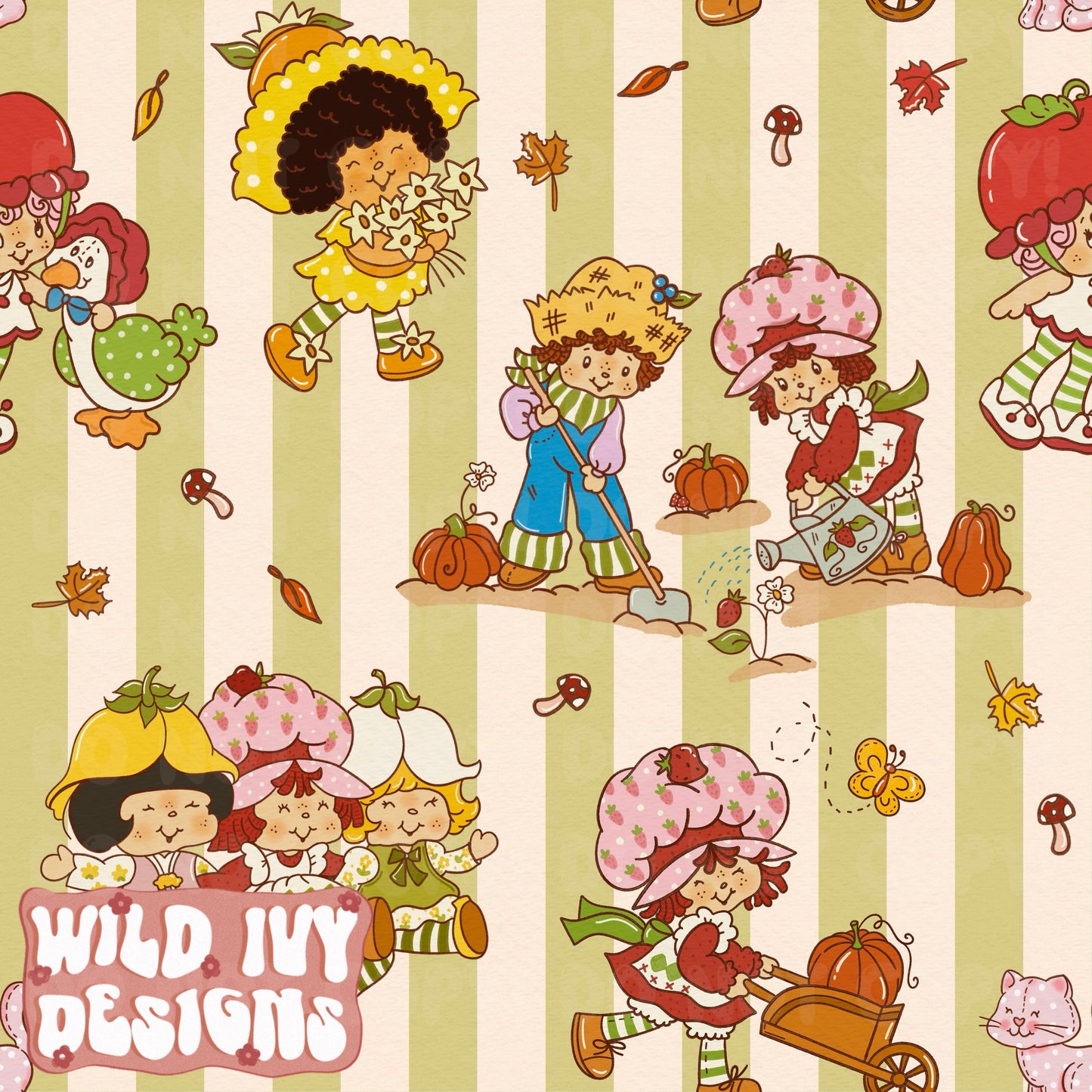 FALL STRAWBERRY FRIENDS