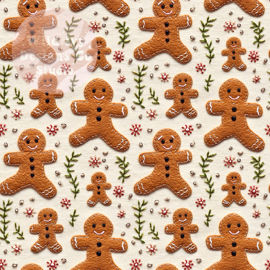 Boho Embroidery Gingerbreads