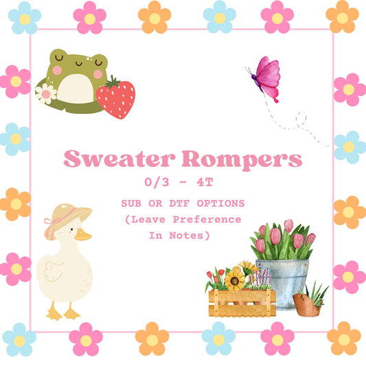 Sweater Rompers (SPRING)
