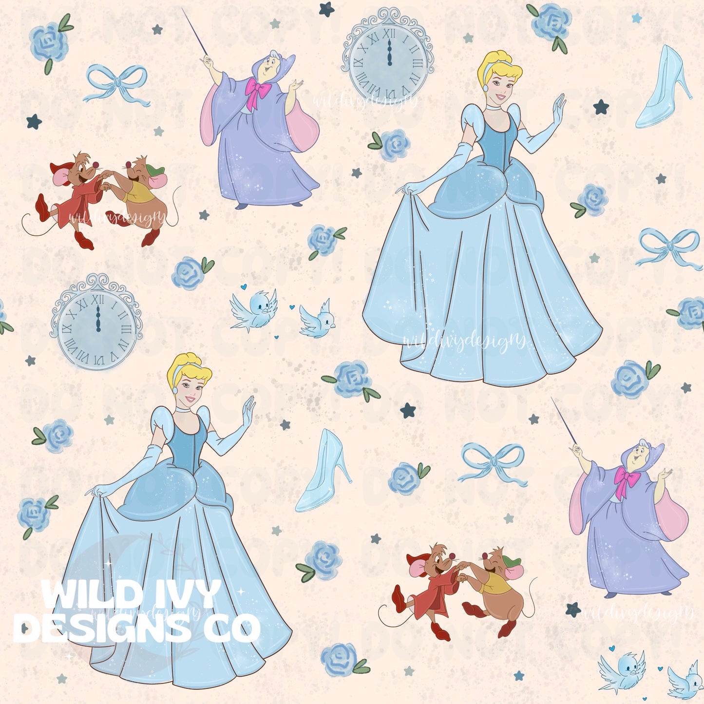 Glass Slipper Princess (4 Colorway Options)