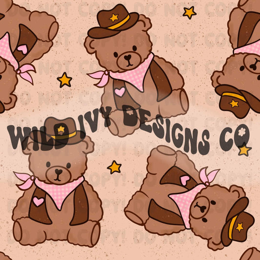 Western Teddys (Pink & Tan Colorway)