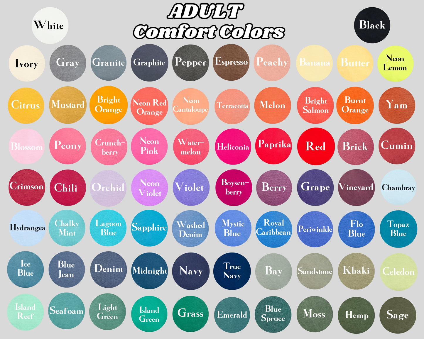 Comfort Colors (TRENDY)