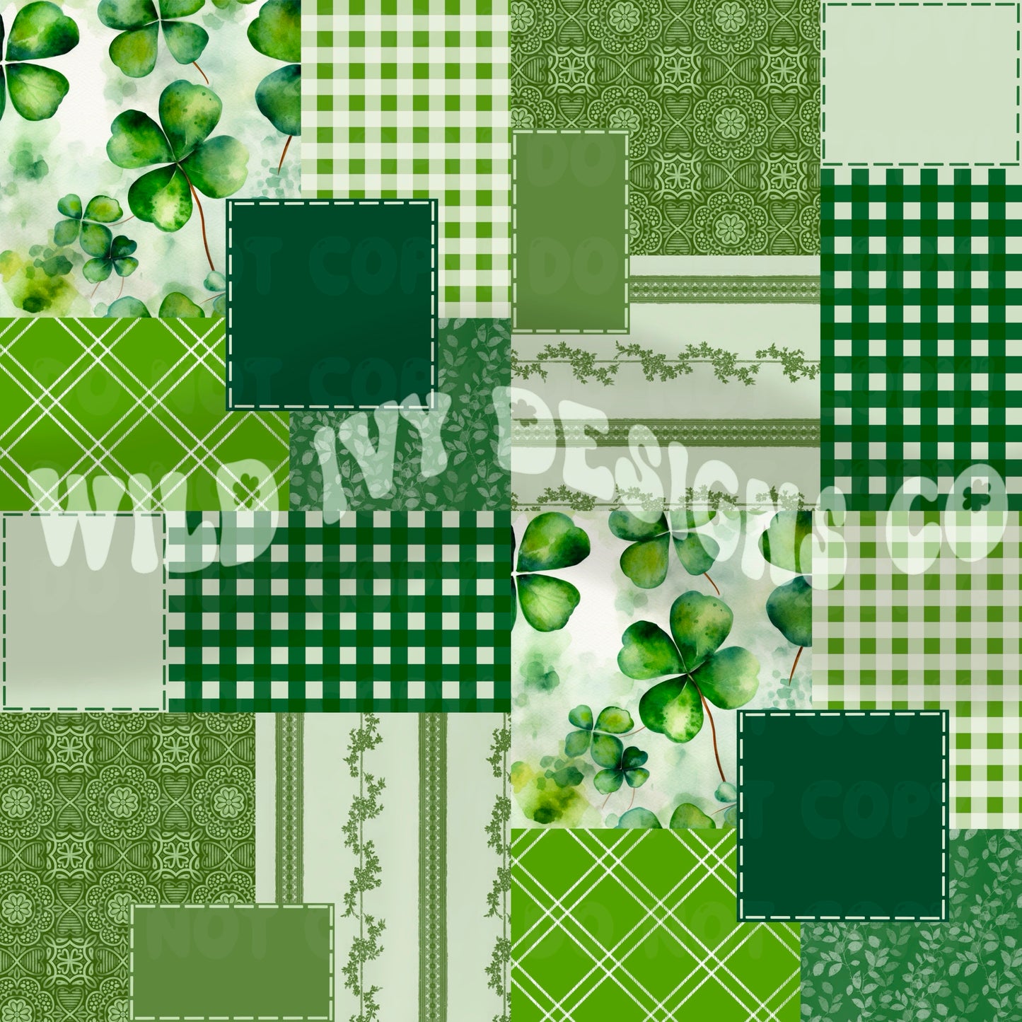 Shamrock Patchwork Quilt