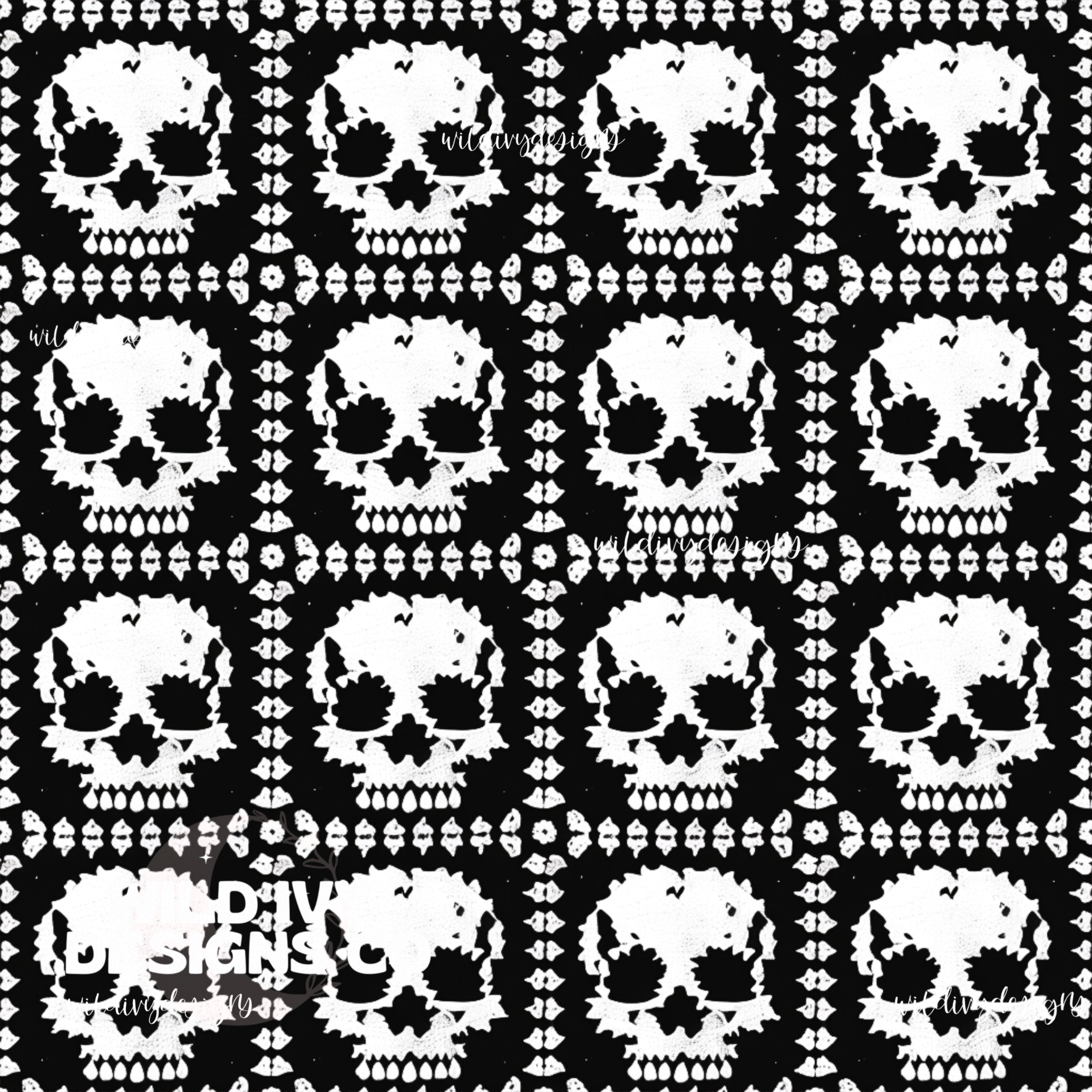 Crochet Skull Granny Squares – Wildivydesignsco