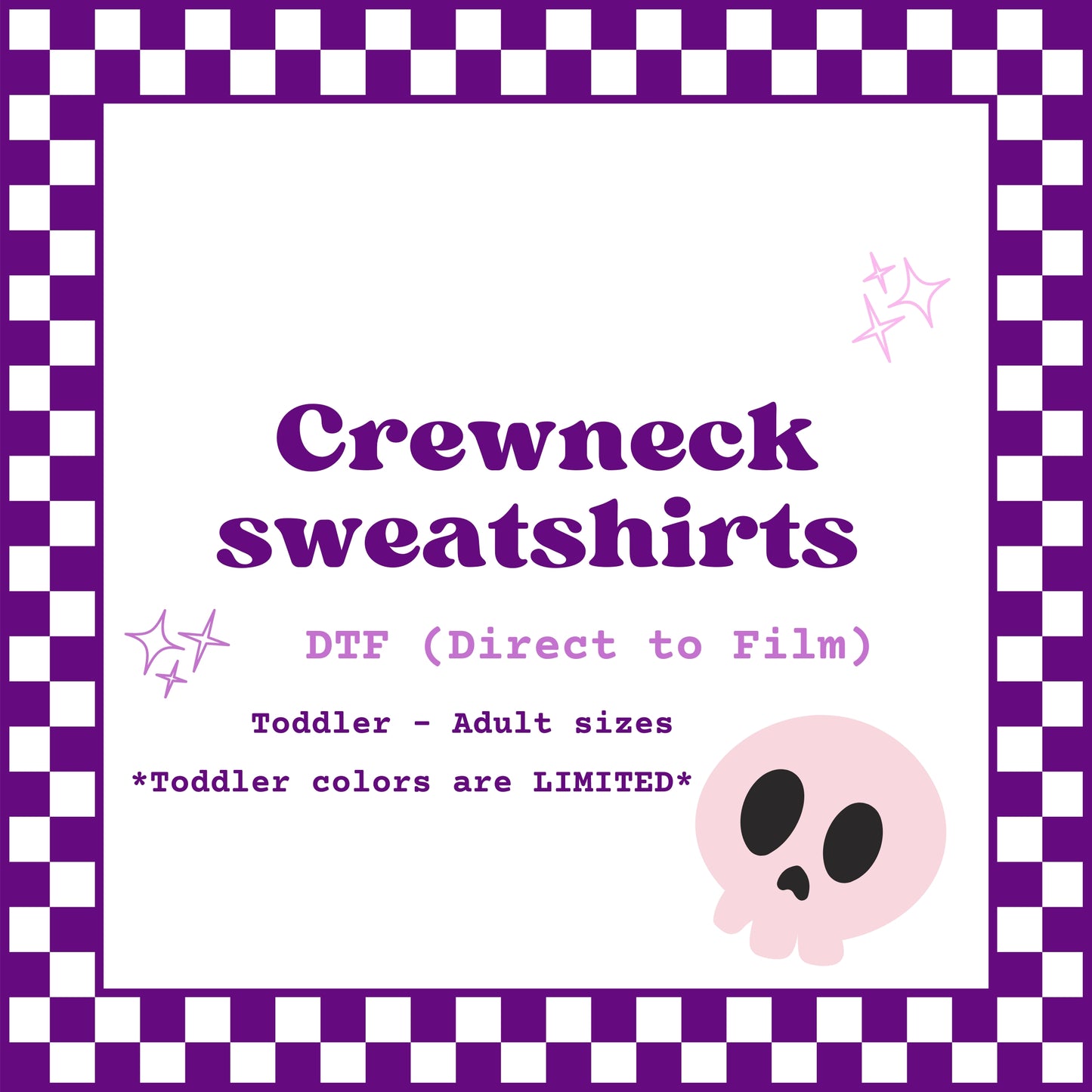 DTF Crewneck Sweatshirts (SPOOKY)