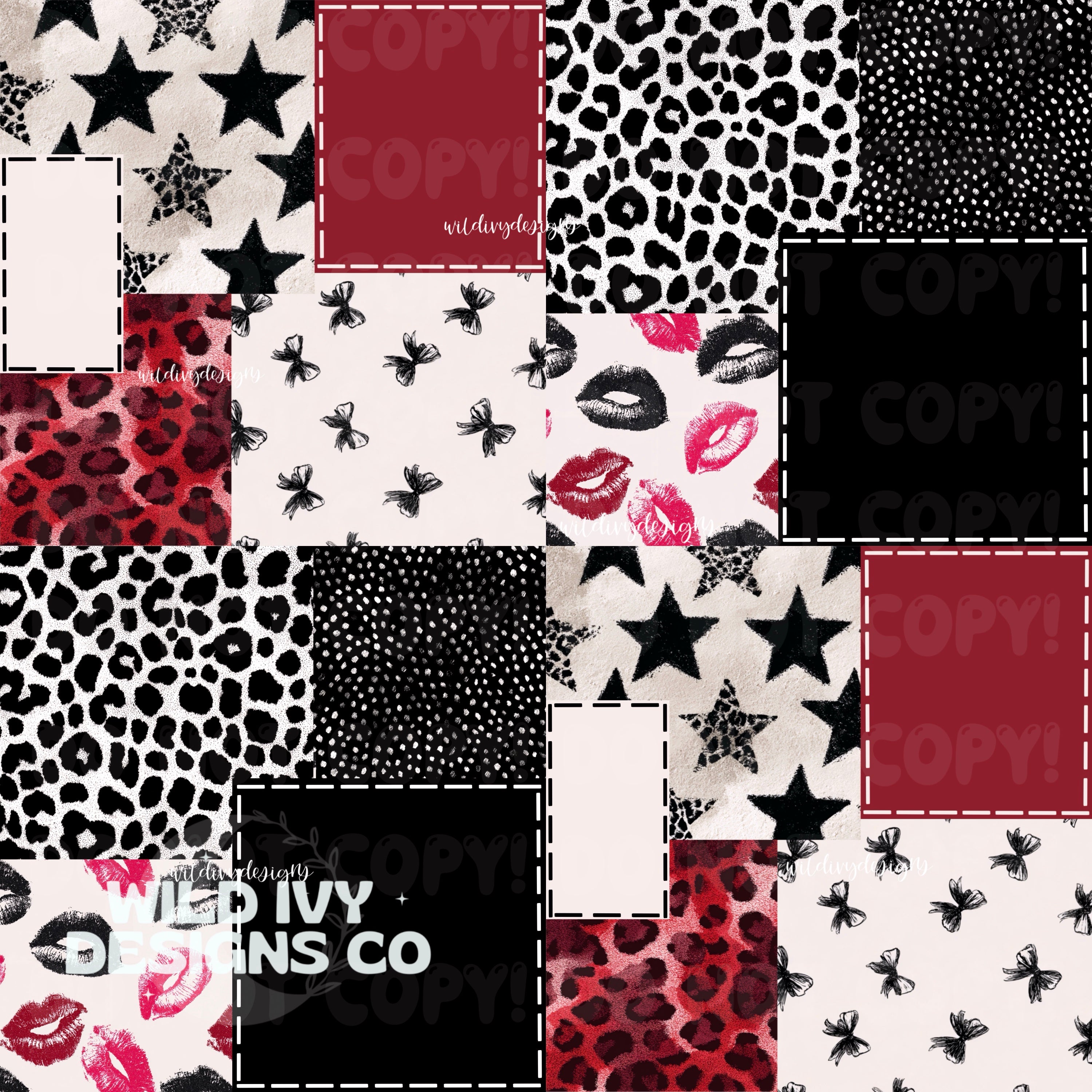 Vday Funky Patterns Patchwork – Wildivydesignsco