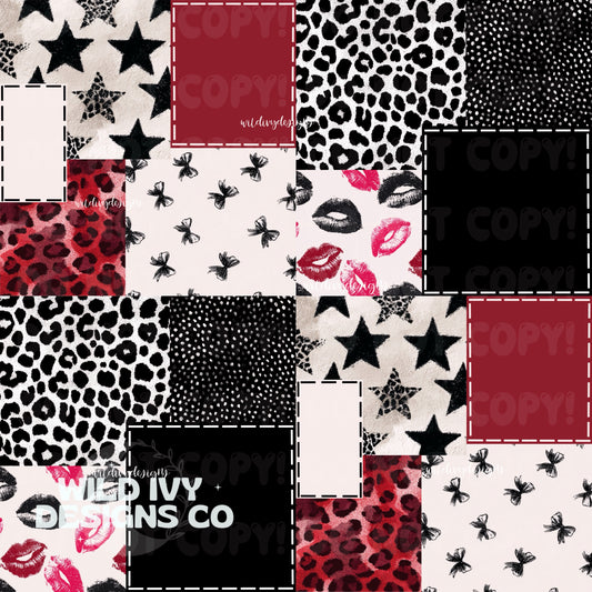 Vday Funky Patterns Patchwork
