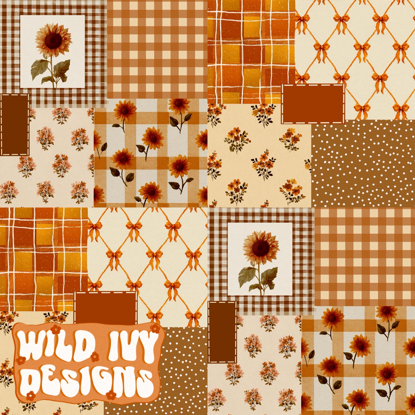 SUNFLOWER FALL PATCHWORK
