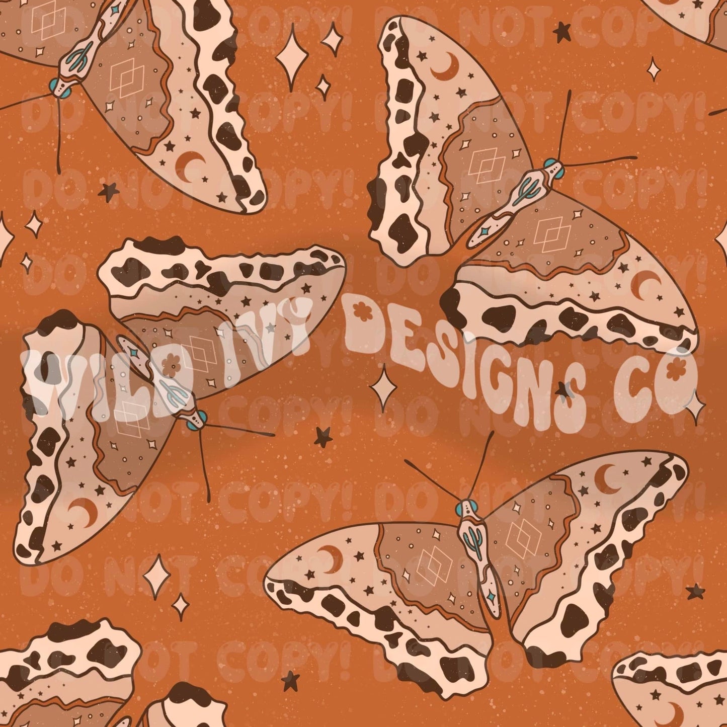 Western Butterflies (Orange Colorway)