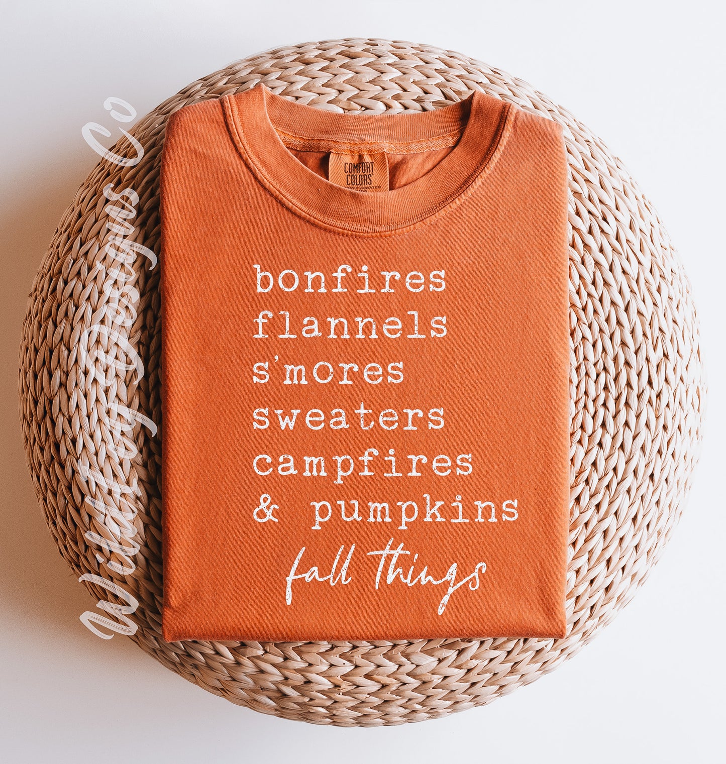 Fall Things (black font option)