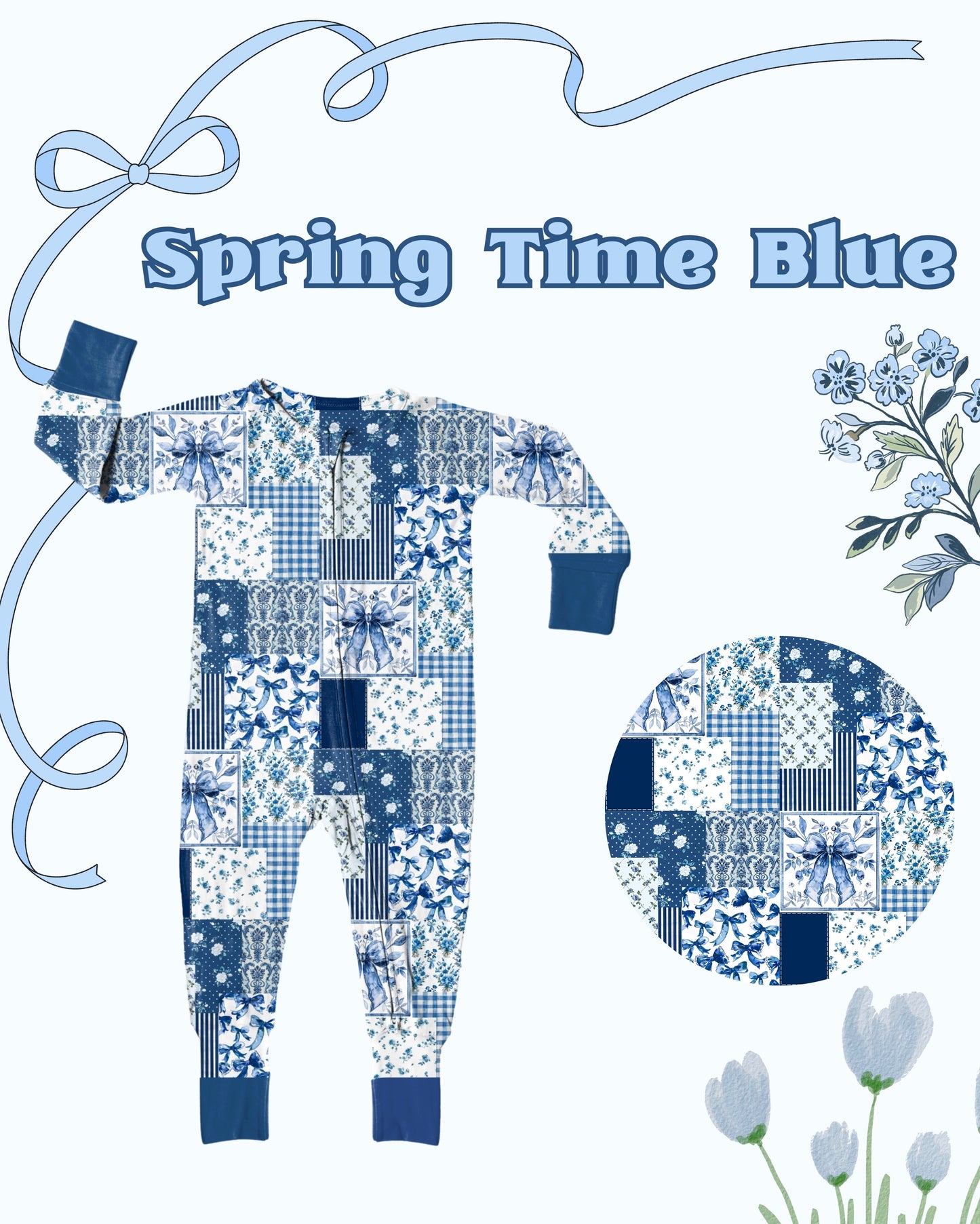 SPRING TIME BLUE ZIPPY