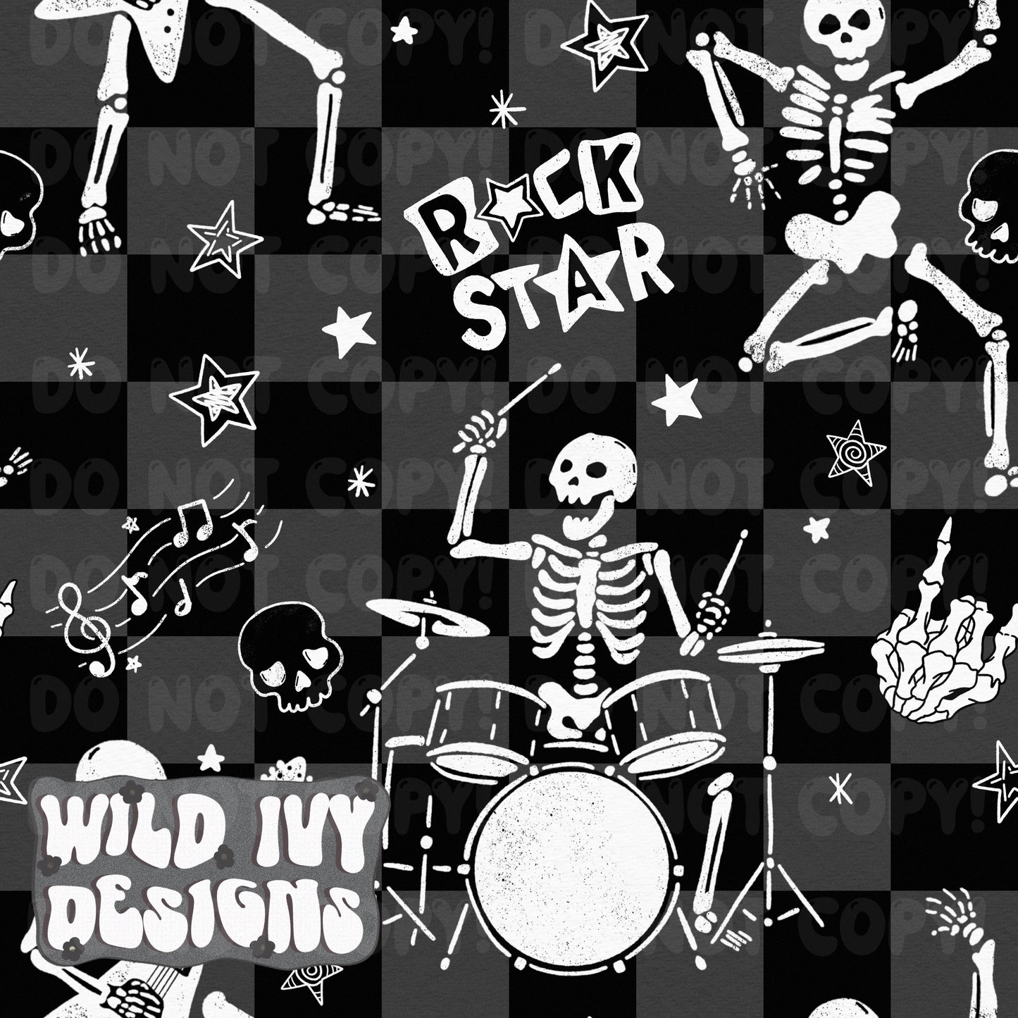 ROCKSTAR SKELLYS (4 COLORS)