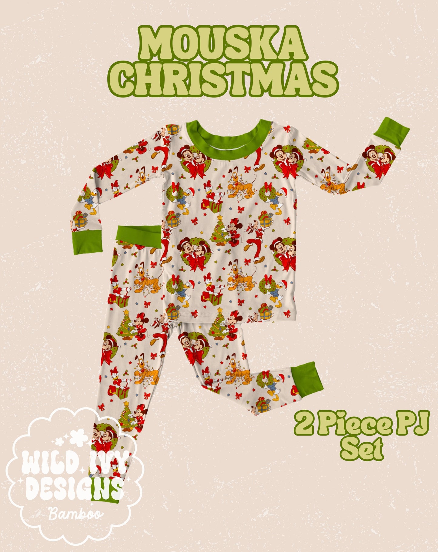 MOUSKA CHRISTMAS 2 PIECE SETS