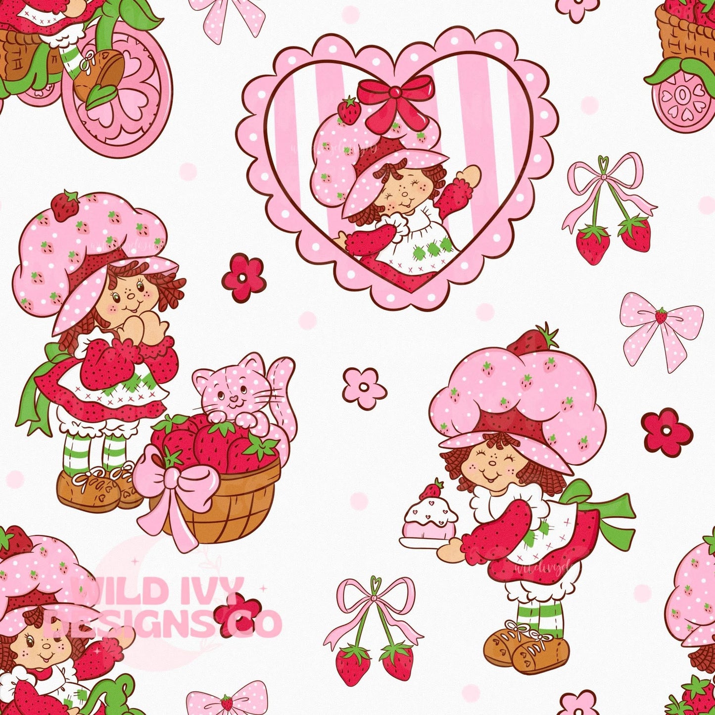 Coquette Strawberry Girl (MULTIPLE OPTIONS)