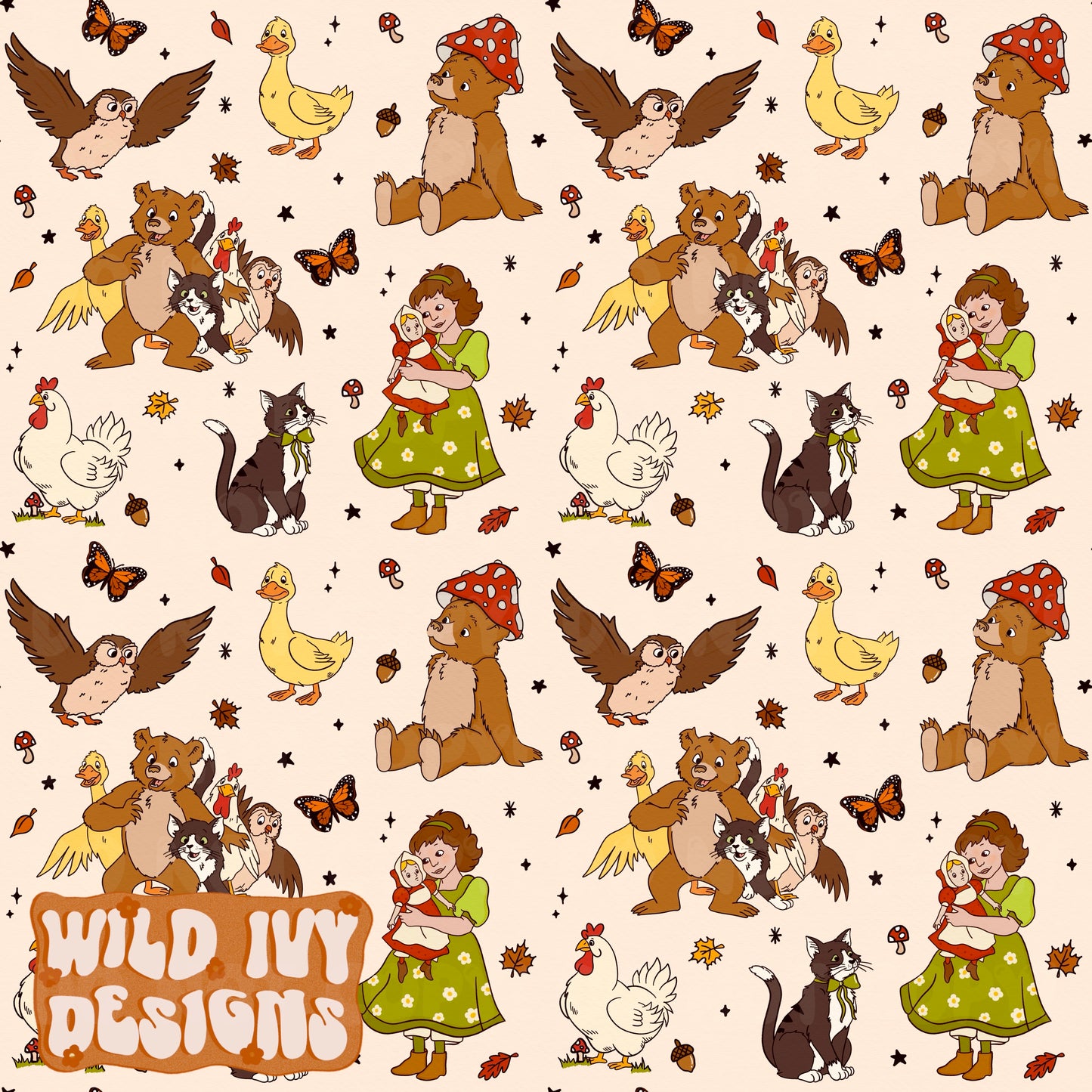 FALL BEAR & FRIENDS