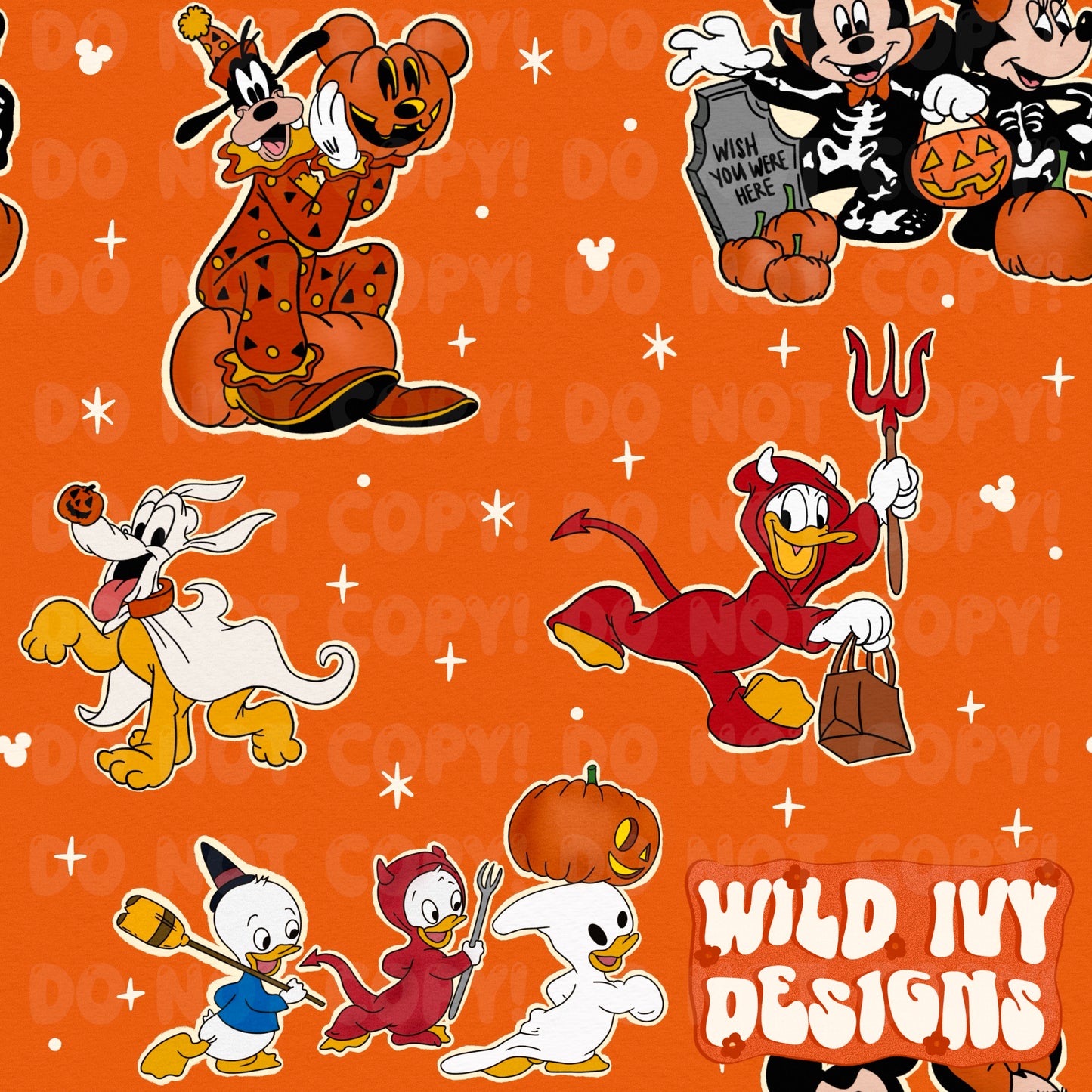 Magical Halloween Friends (4 COLORS)