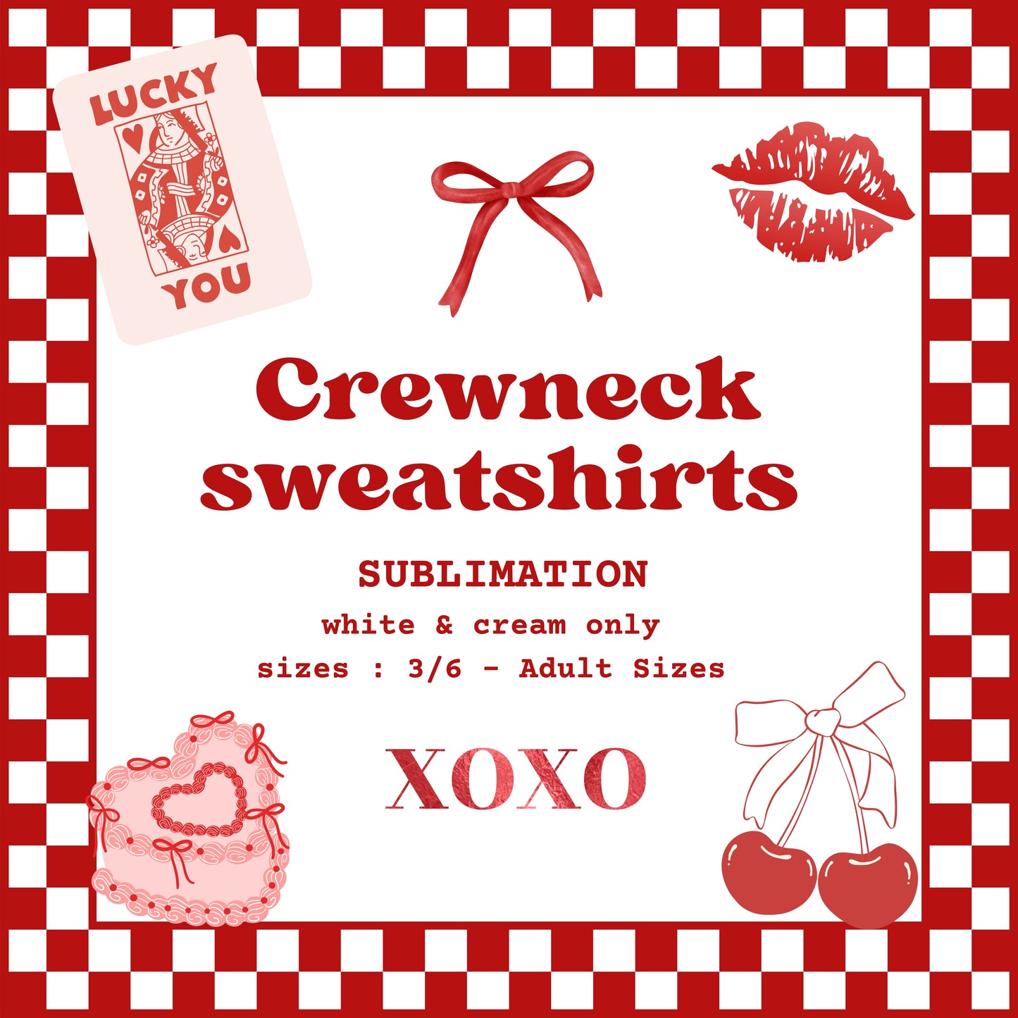 SUB Crewneck Sweatshirts (VDAY)