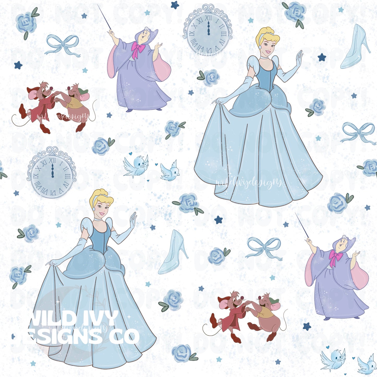 Glass Slipper Princess (4 Colorway Options)