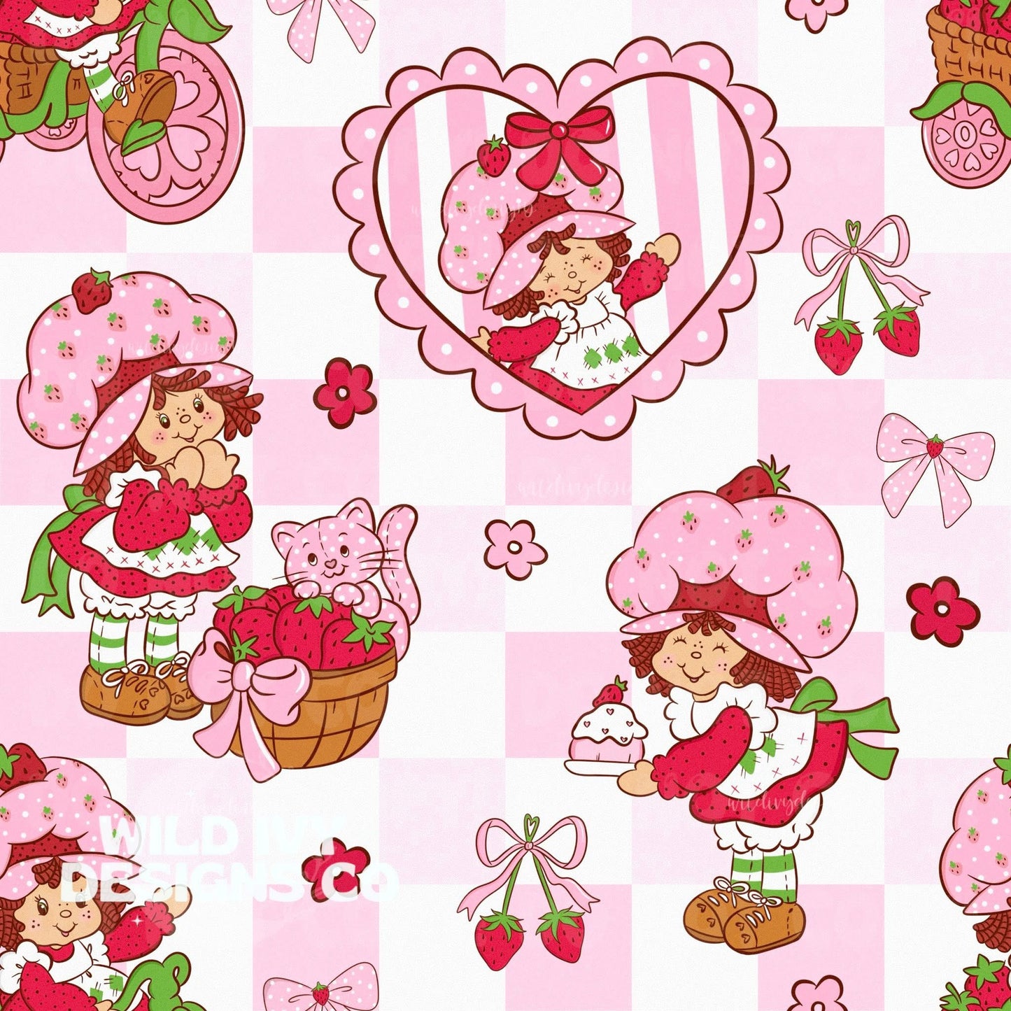 Coquette Strawberry Girl (MULTIPLE OPTIONS)