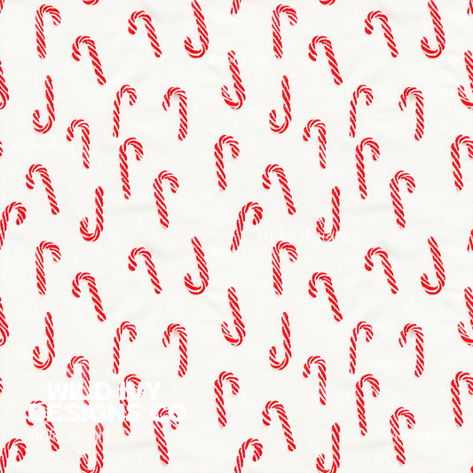 Embroidery Candy Canes