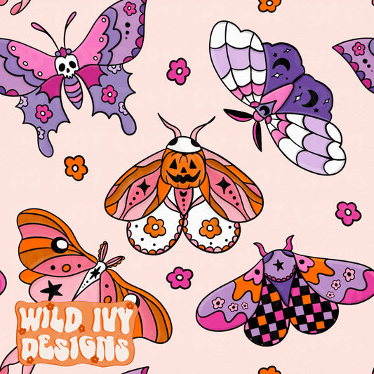 SPOOKY MOTHS (4 COLORS)