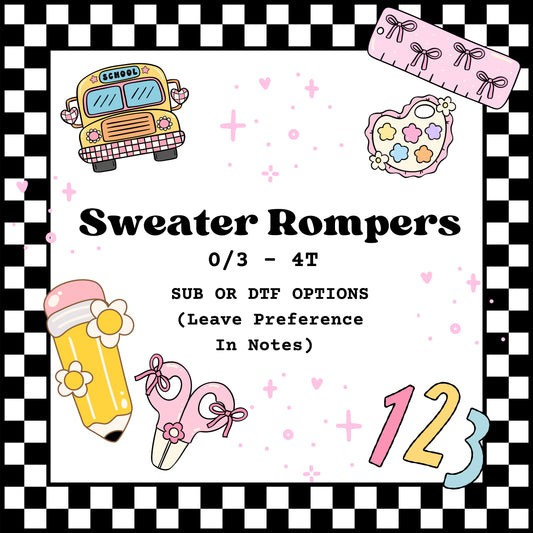 Sweater Rompers (B2S)