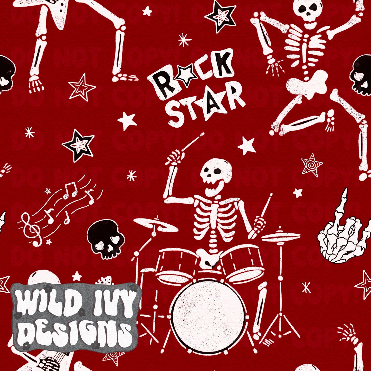 ROCKSTAR SKELLYS (4 COLORS)