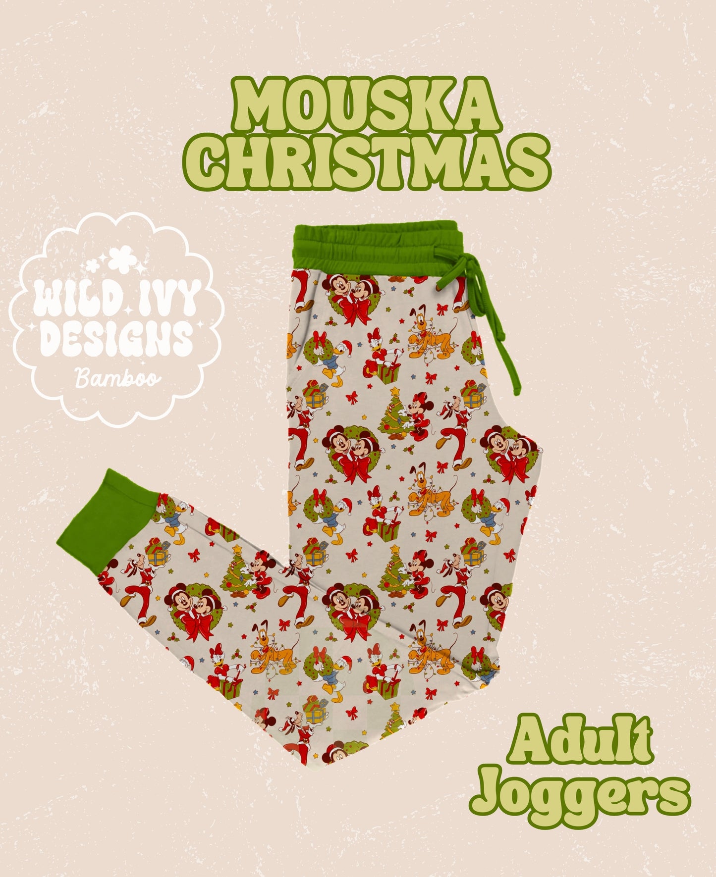 MOUSKA CHRISTMAS MAMA JOGGERS