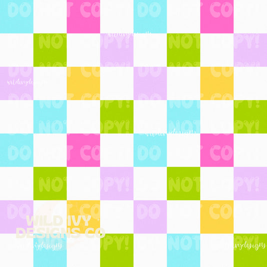 Colorful Checks Cord