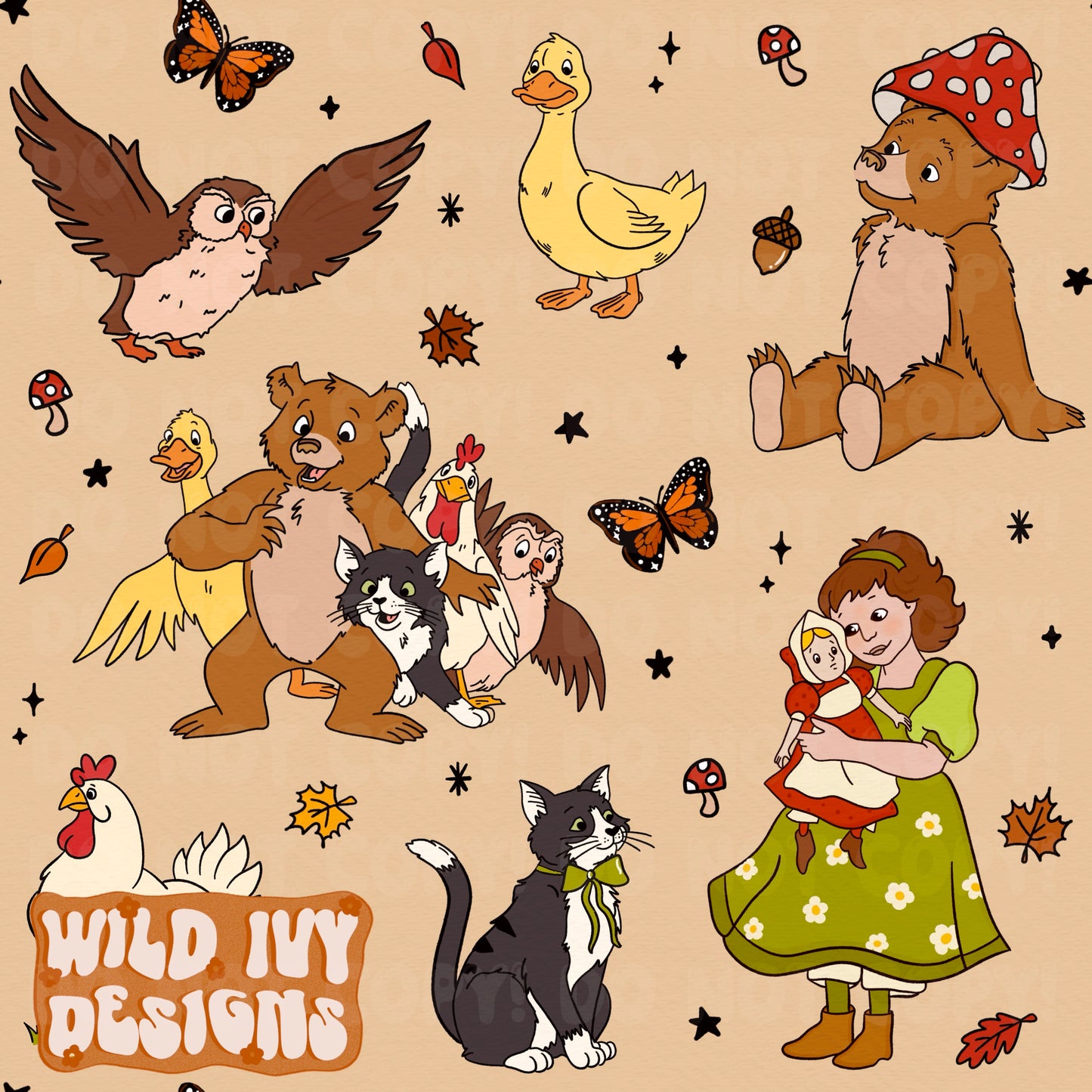 FALL BEAR & FRIENDS