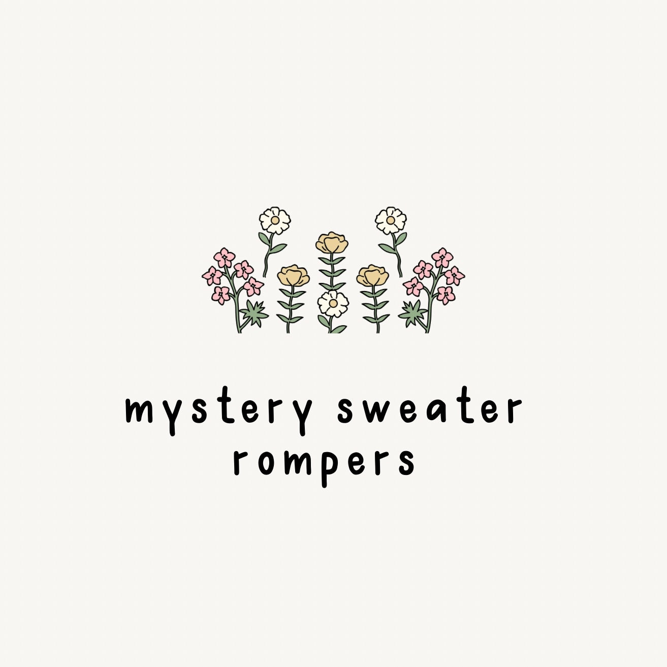 Mystery Sweater Rompers