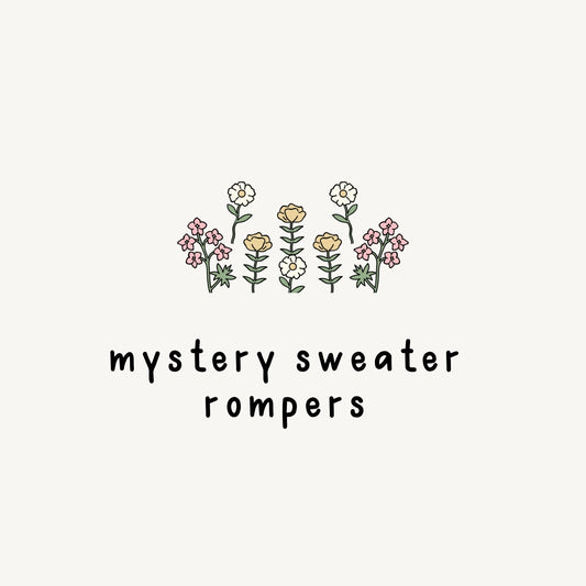 Mystery Sweater Rompers