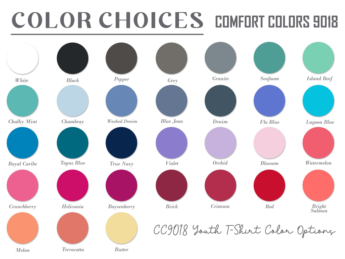 Comfort Colors (PRINCESS)