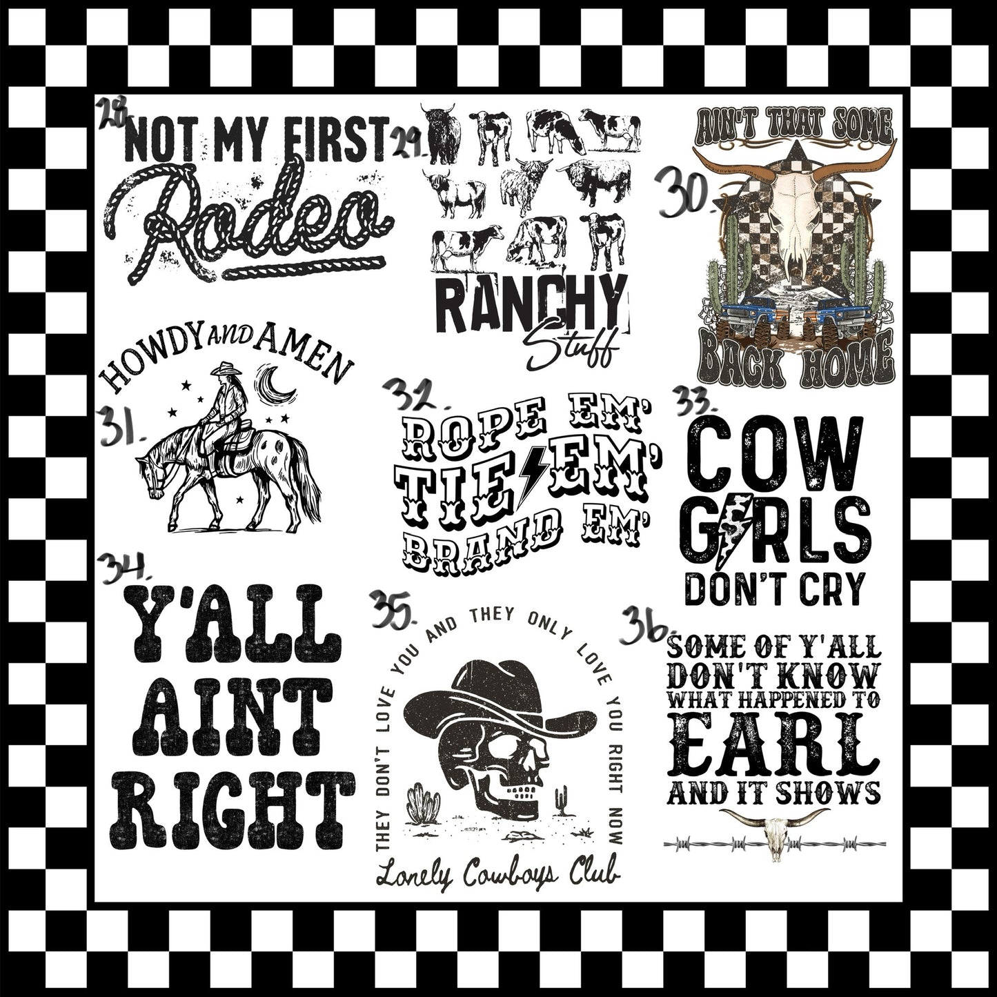 Sweater Rompers (WESTERN)