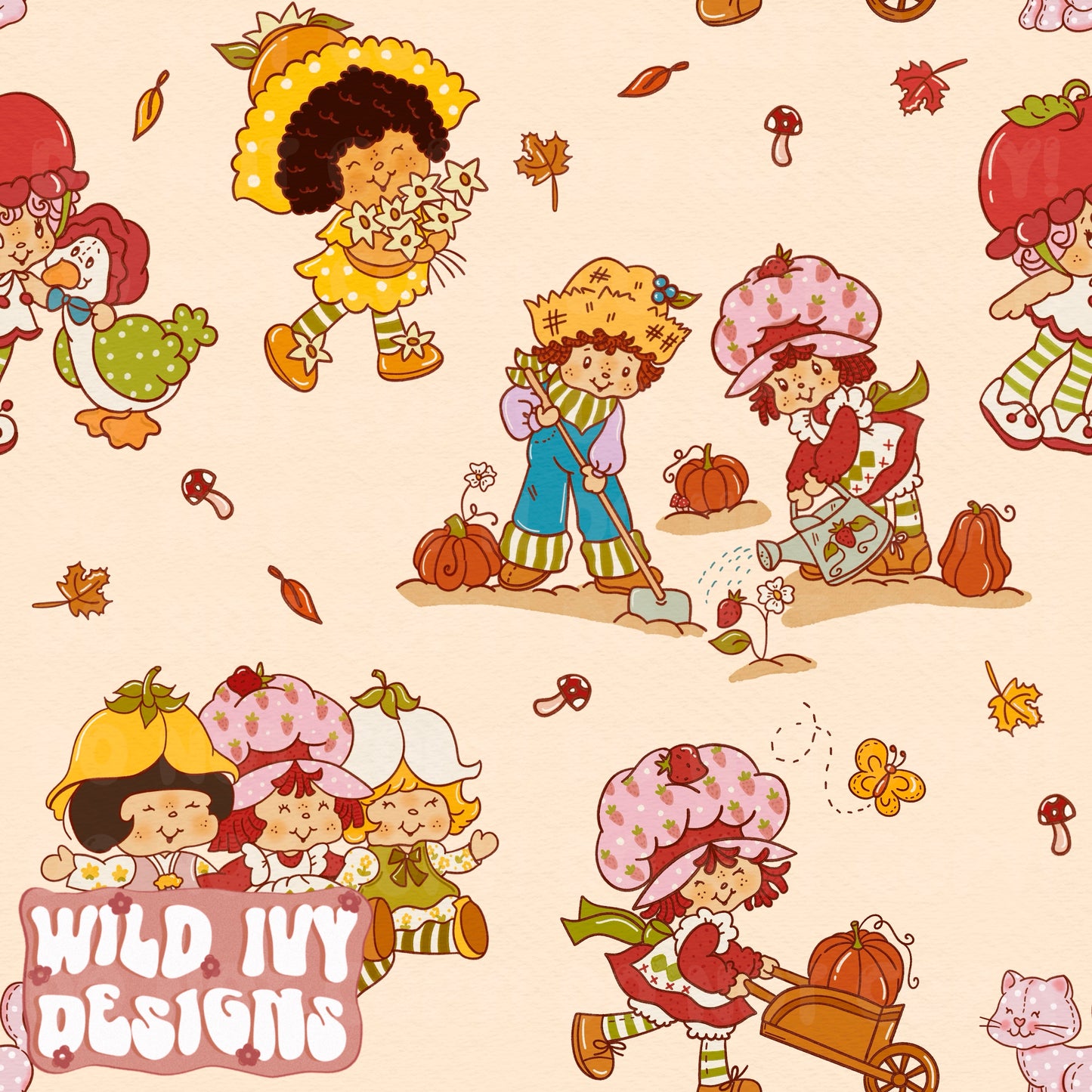FALL STRAWBERRY FRIENDS