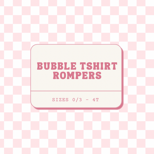 Tshirt Bubbles ♡