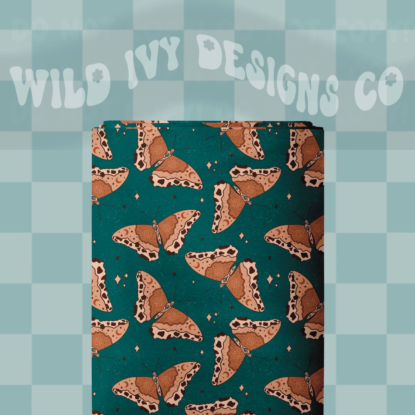 Western Butterflies (Teal Colorway)