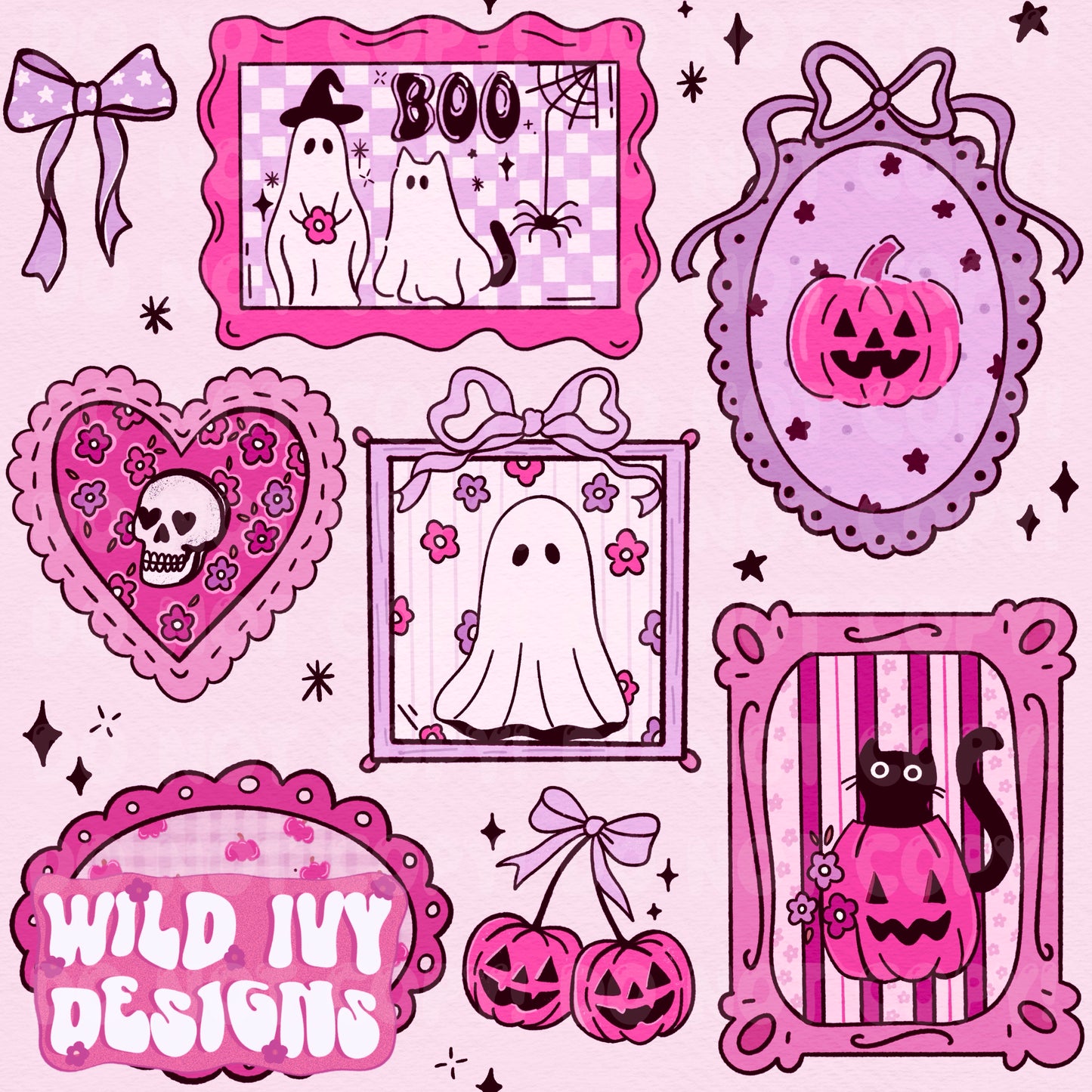 HALLOWEEN FRAMES (4 COLORS)
