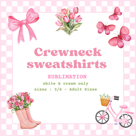 SUB Crewneck Sweatshirts (SPRING)